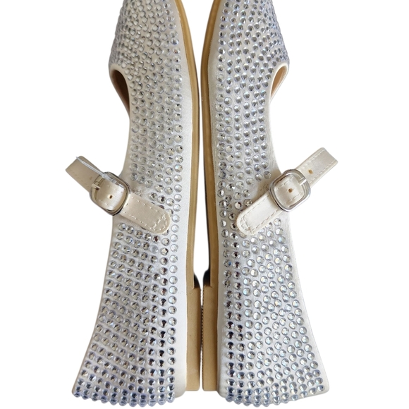 Silver Rhinestone  Mary Jane Shoes - Picture 6 of 12